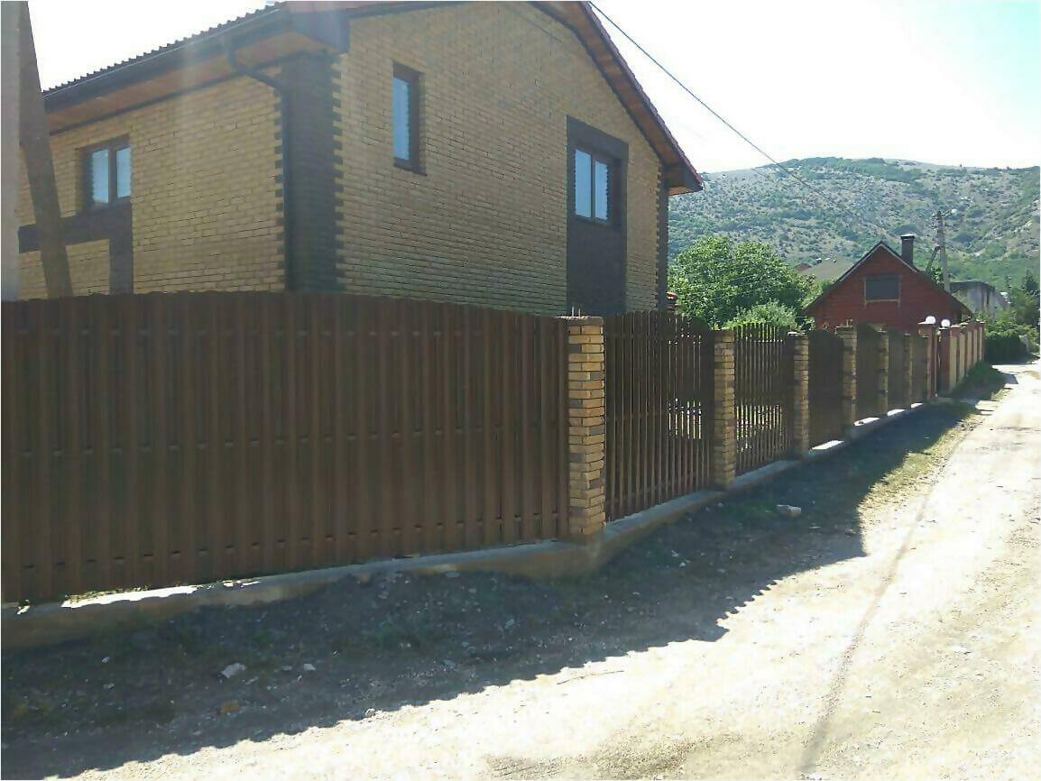 забор из штакетника 110м фото7 в Ессентуках