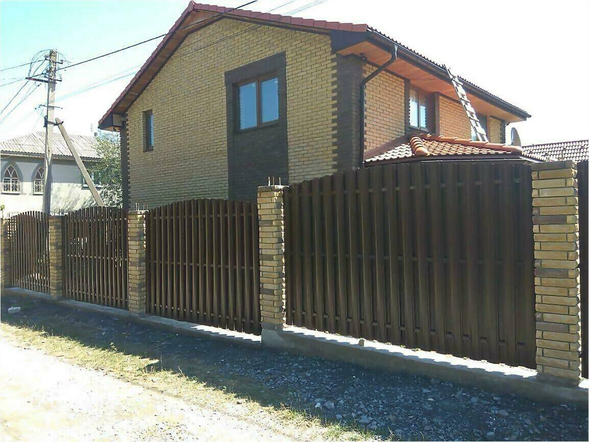 забор из штакетника 110м фото6 в Ессентуках