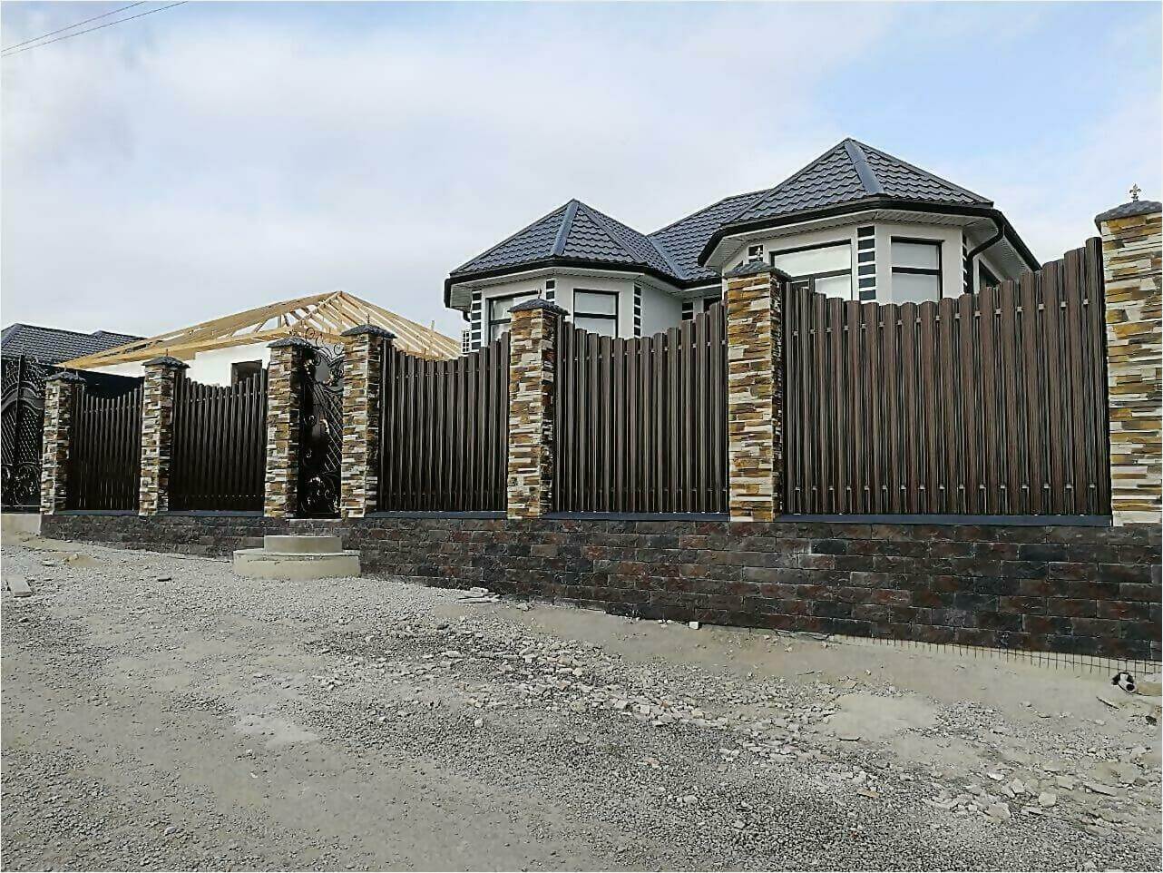 забор из штакетника 110м фото3 в Ессентуках