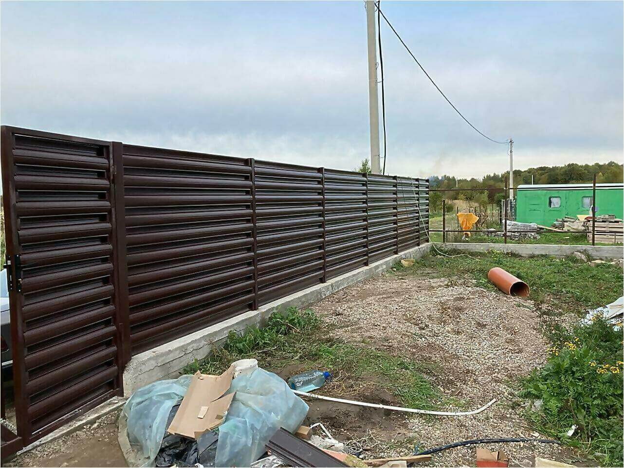 Забор из штакетника 85м фото6 в Ессентуках