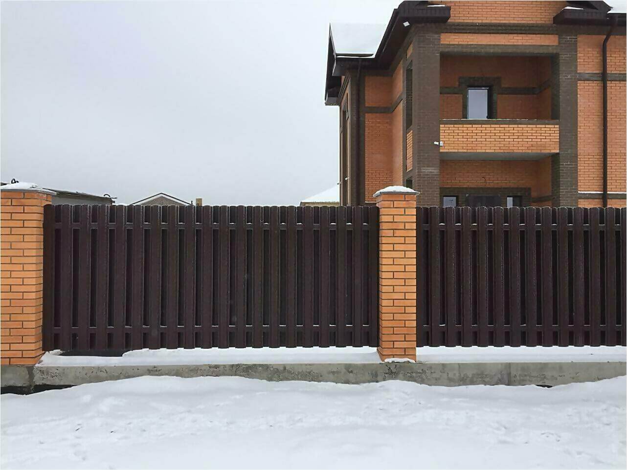 Забор из штакетника 95м фото6 в Ессентуках