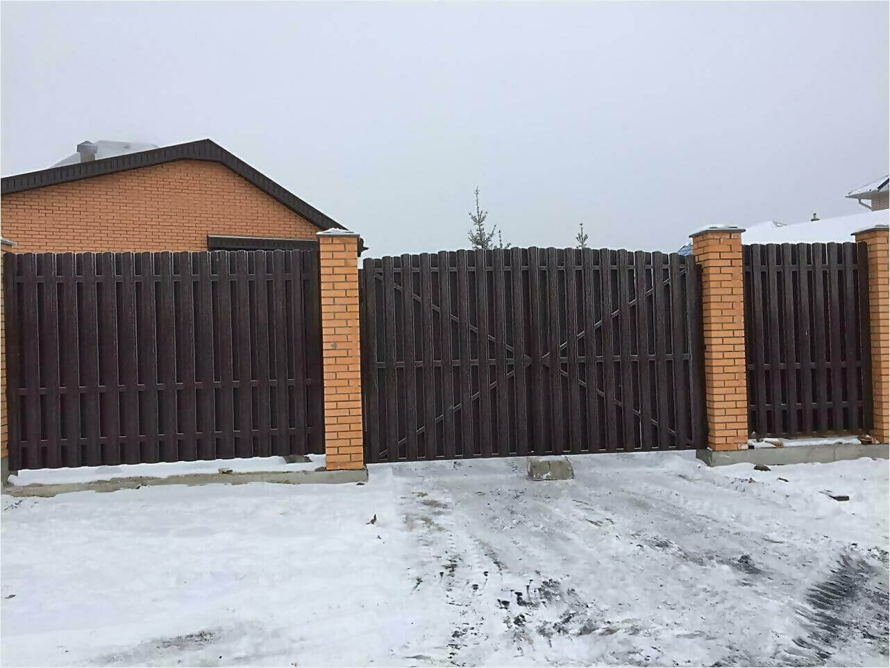 Забор из штакетника 95м фото5 в Ессентуках