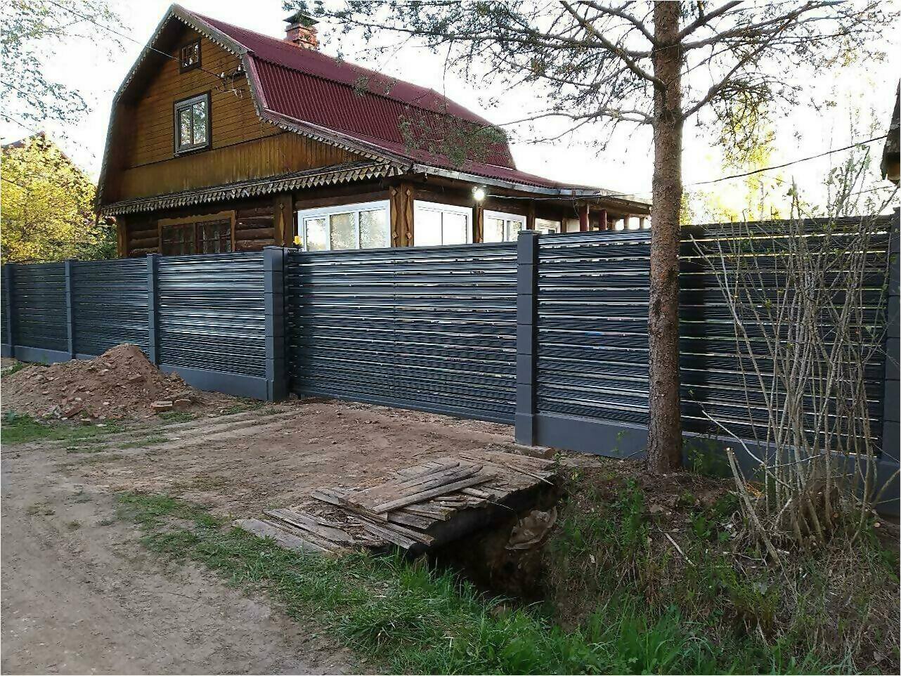 забор-ранчо из штакетника 75м фото4 в Ессентуках