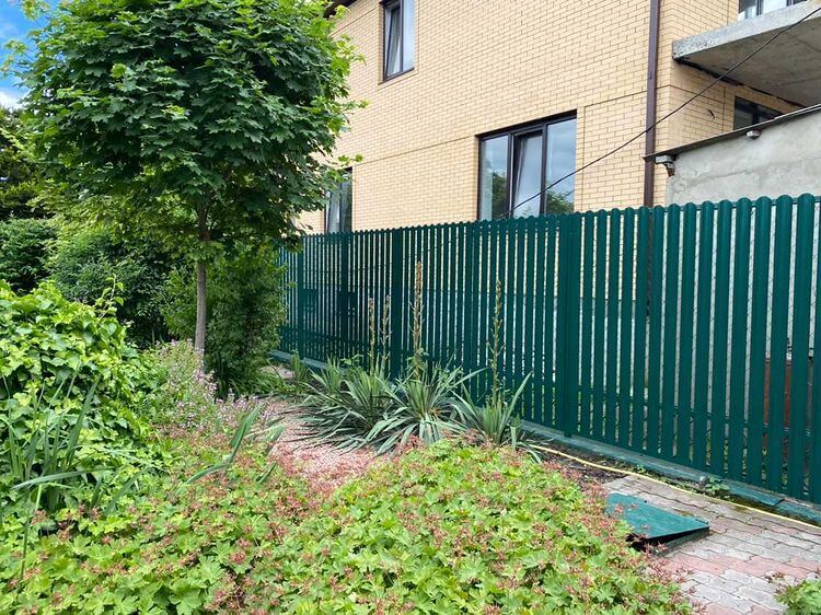 Забор из штакетника 60м Зеленый Мох фото1 в Ессентуках
