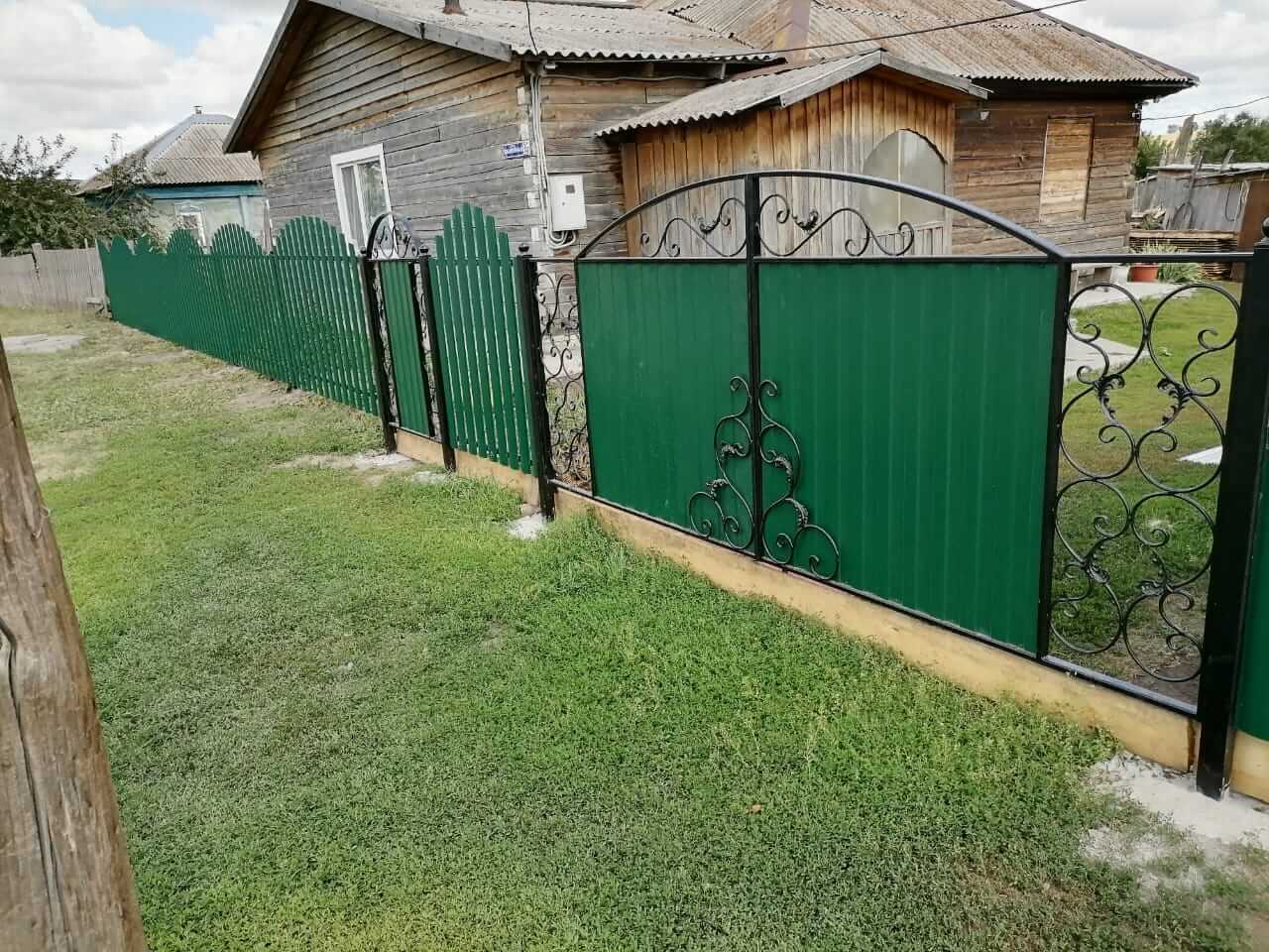 забор из штакетника Зеленый Мох фото5 в Ессентуках