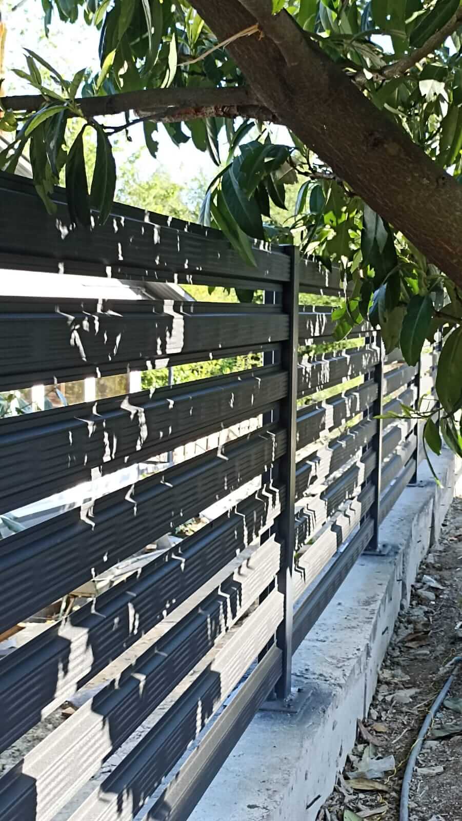Забор из штакетника 90м RAL7024/7024 Серый Графит фото2 в Ессентуках