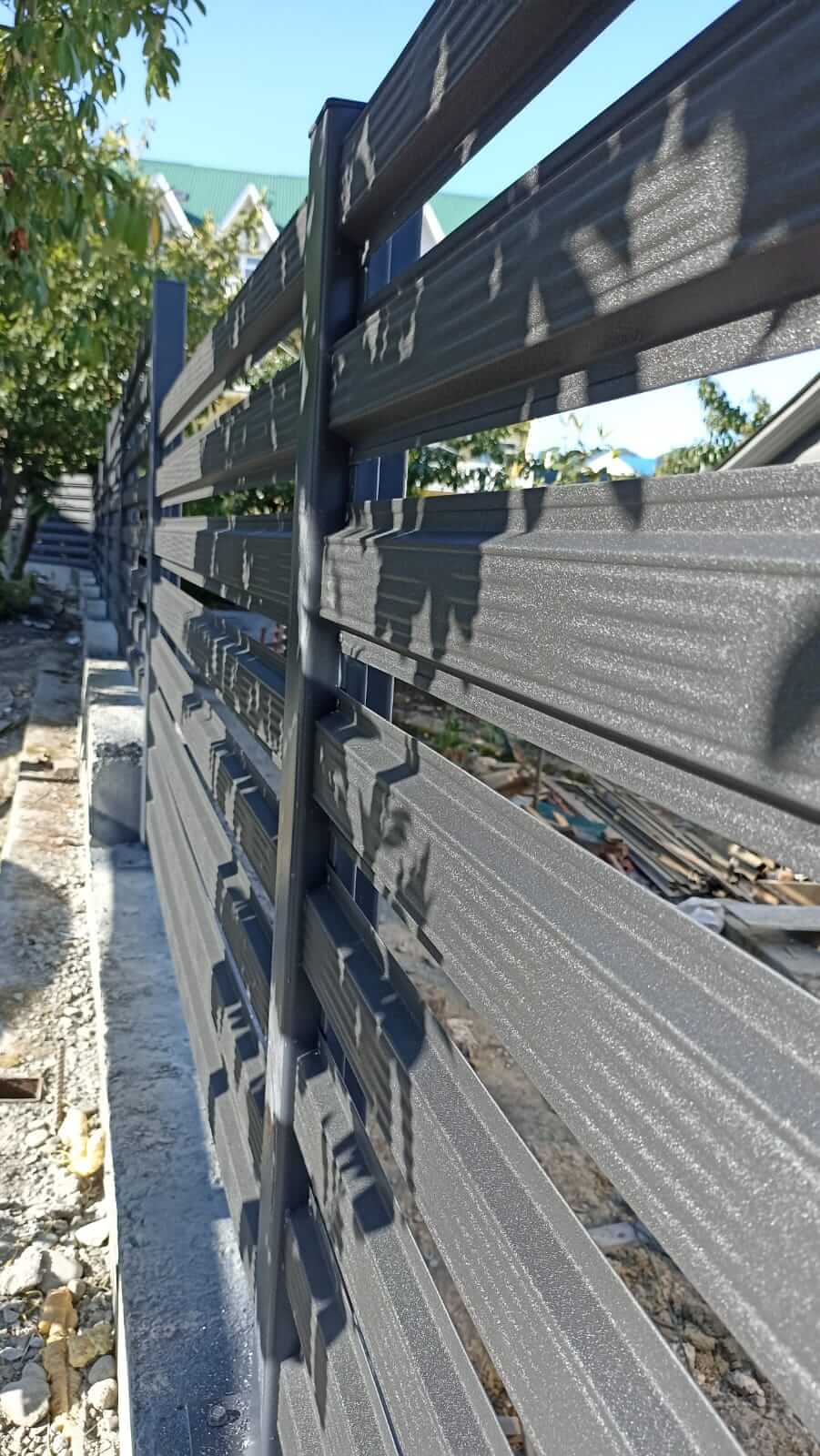 Забор из штакетника 90м RAL7024/7024 Серый Графит фото9 в Ессентуках