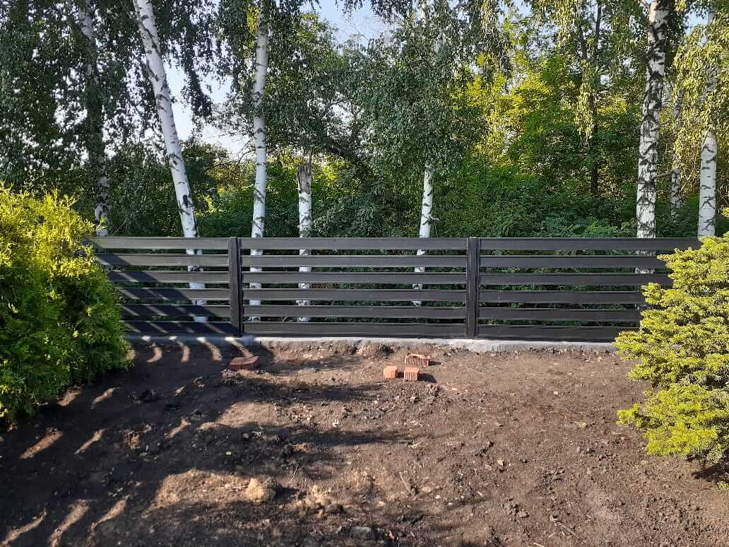 Забор-ранчо из металлопланкена 48м RAL9005 Черный МАТТЕ в Ессентуках