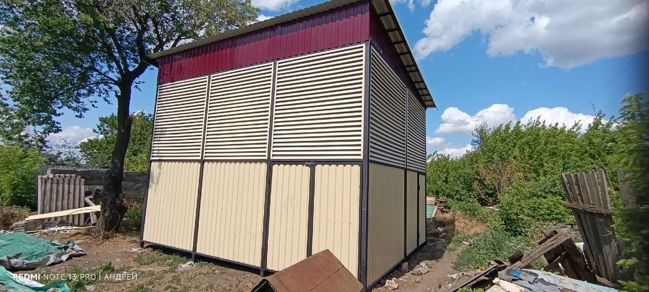 Сенник из ламелей еврожалюзи RAL1015 Слоновая Кость фото 2 в Ессентуках